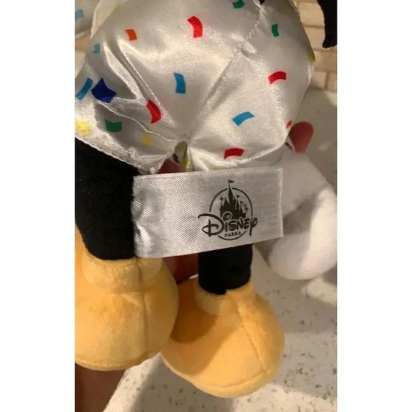 Rare Mickey Mouse Plush 90th Anniversary Birthday Outfit Disney Parks b25 - Picture 6 of 6